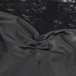 SUBBLIME - 955601 VESTIDO MANGA COMPRIDA COM RENDA PRETA L/XL